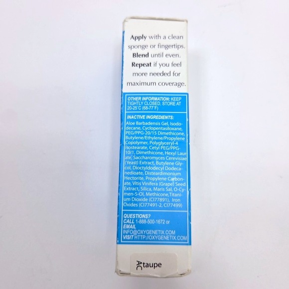 NEW Oxygenetix Acne Control Foundation -‎ Taupe - 0.53 fl oz / 15mL - Picture 4 of 4